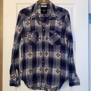 American Eagle Boyfriend fit soft flannel